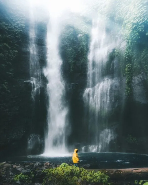Splash & Serenity Adventure: Lemukih's Natural Water Slide & Sekumpul Waterfalls Tour with Rice Terrace Leap - Image 3